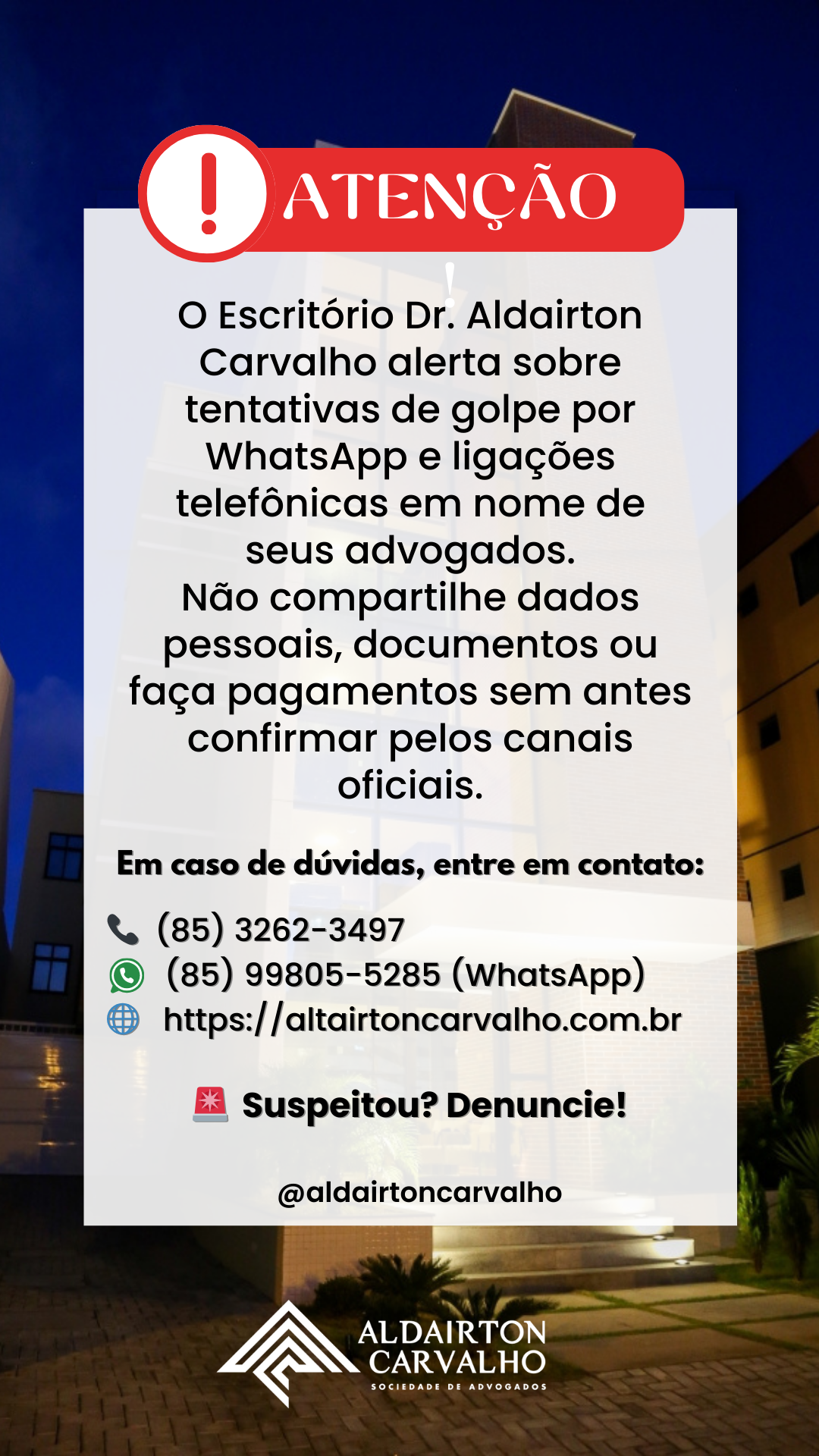 Alerta de golpe